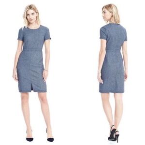 Banana Republic Blue Wool Dress